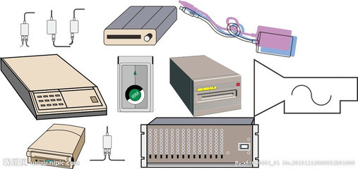 办公用品矢量图_办公用具_办公用品_生活百科_矢量图库